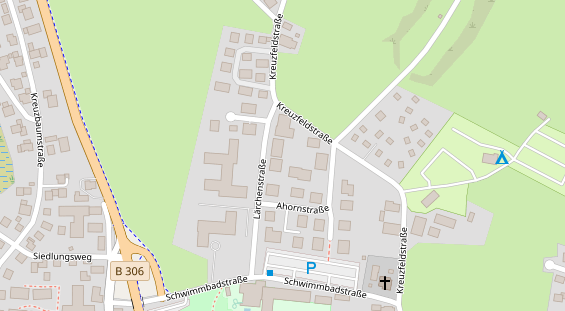 Restaurant auf Karte