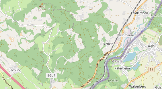 Restaurant auf Karte