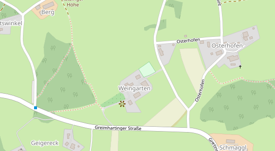 Restaurant auf Karte