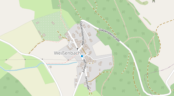 Restaurant auf Karte