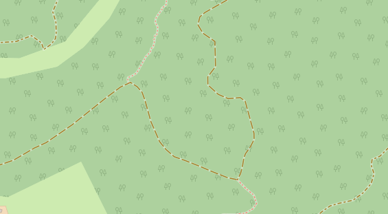 Restaurant auf Karte