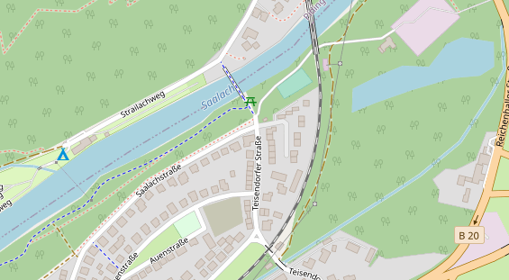 Restaurant auf Karte