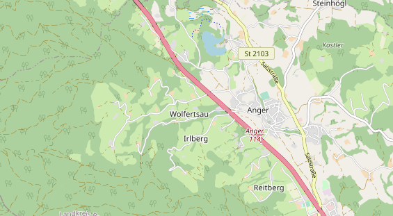 Restaurant auf Karte