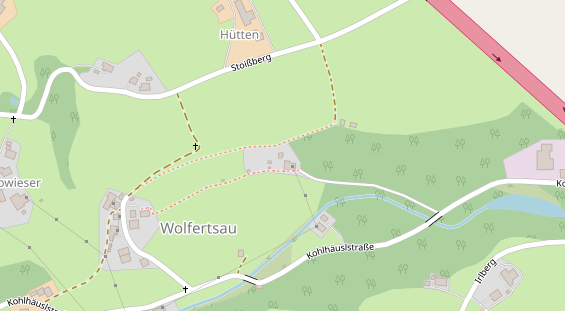 Restaurant auf Karte