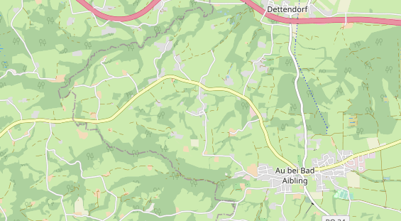 Restaurant auf Karte