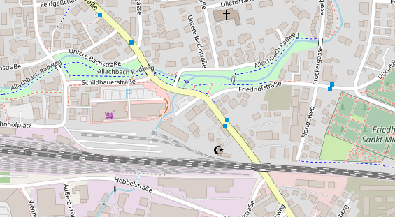 Restaurant auf Karte