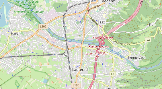 Restaurant auf Karte