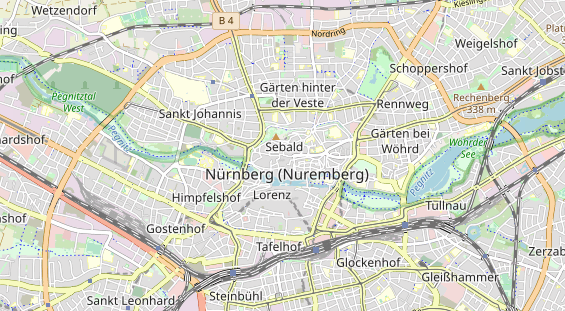 Restaurant auf Karte