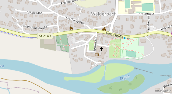 Restaurant auf Karte