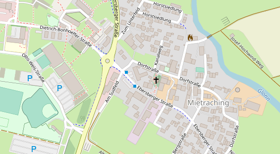 Restaurant auf Karte