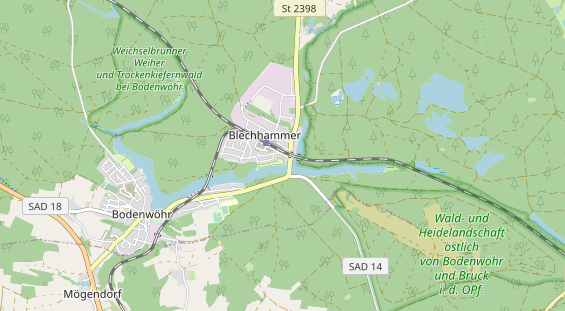 Restaurant auf Karte