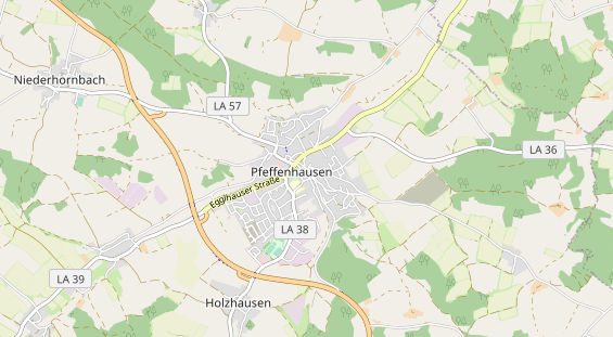Restaurant auf Karte