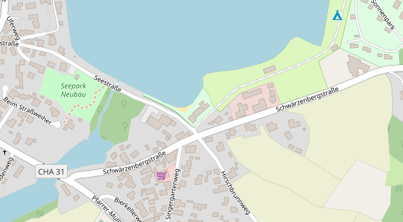 Restaurant auf Karte