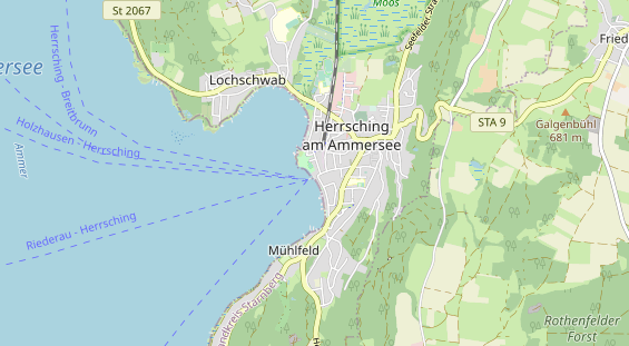 Restaurant auf Karte