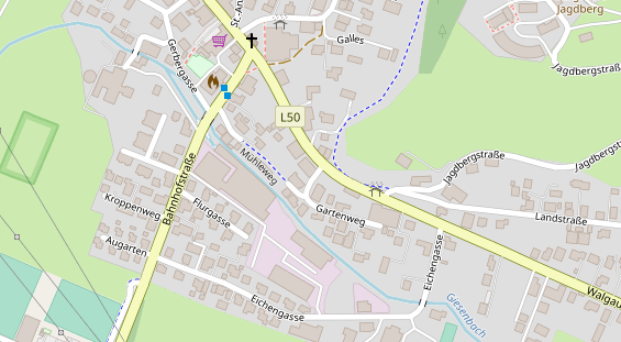 Restaurant auf Karte