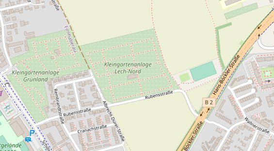 Restaurant auf Karte