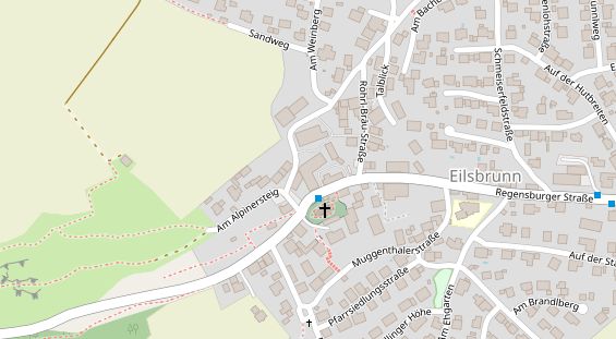 Restaurant auf Karte