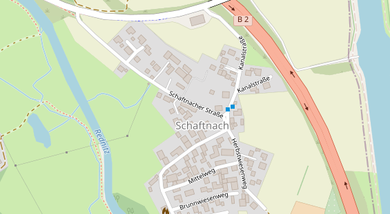 Restaurant auf Karte