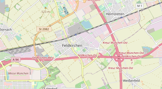 Restaurant auf Karte