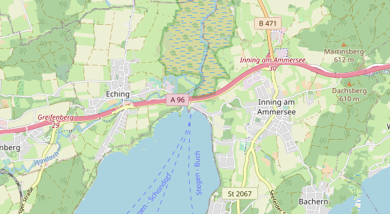 Restaurant auf Karte