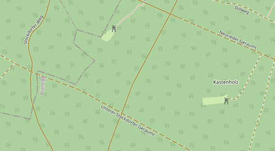 Restaurant auf Karte