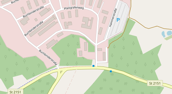 Restaurant auf Karte