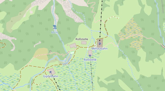 Restaurant auf Karte