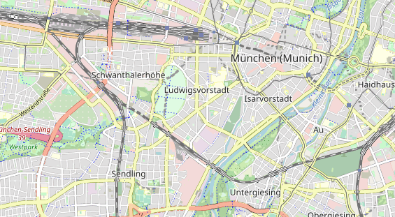 Restaurant auf Karte