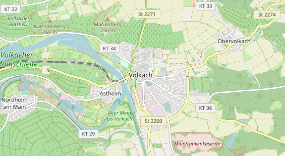 Restaurant auf Karte