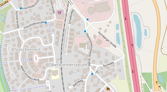 Restaurant auf Karte