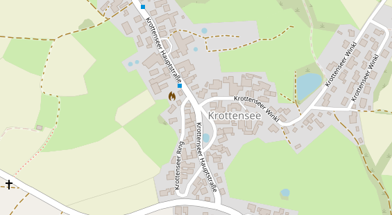 Restaurant auf Karte