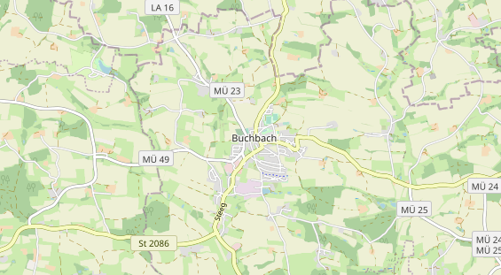 Restaurant auf Karte