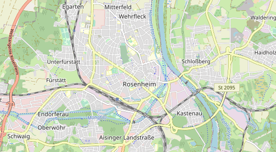 Restaurant auf Karte