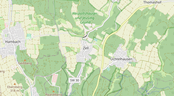 Restaurant auf Karte