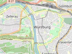 Restaurant auf Karte