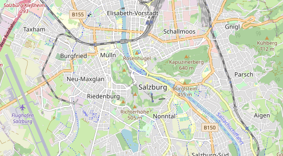 Restaurant auf Karte