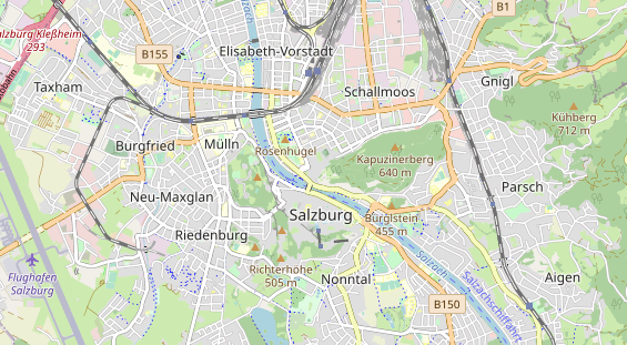 Restaurant auf Karte