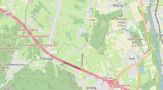 Restaurant auf Karte