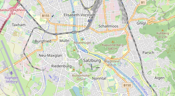 Restaurant auf Karte