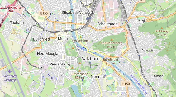 Restaurant auf Karte