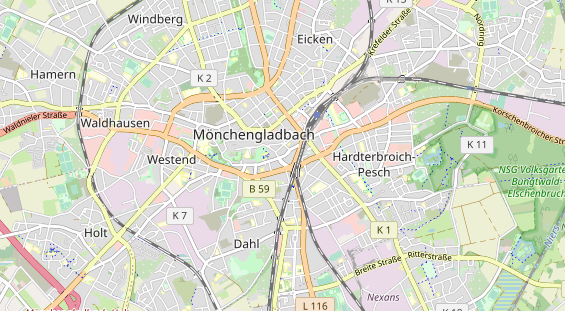 Restaurant auf Karte