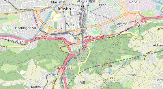 Restaurant auf Karte