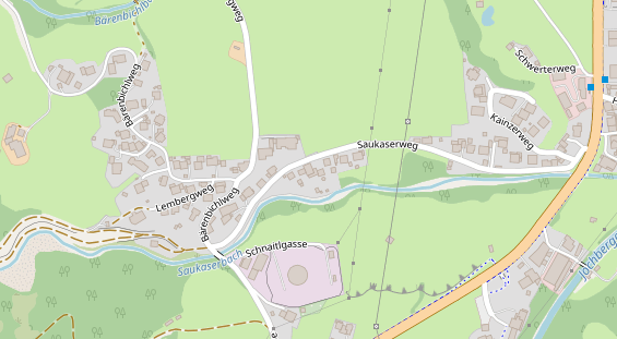 Restaurant auf Karte