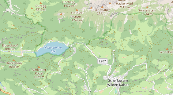 Restaurant auf Karte