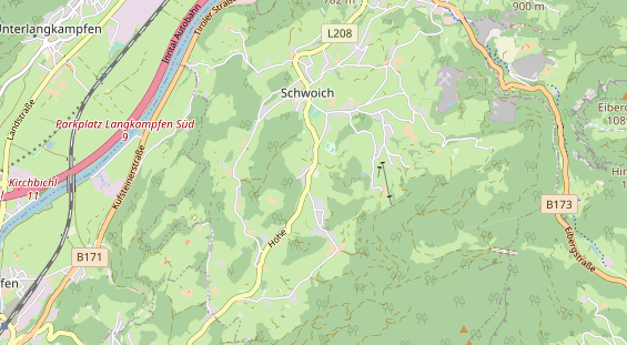 Restaurant auf Karte