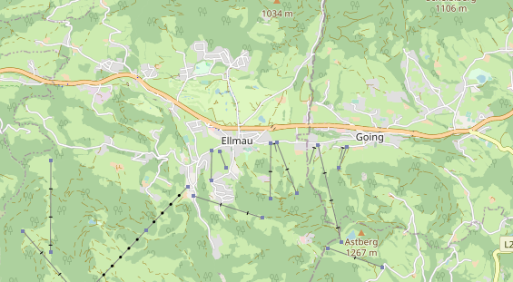 Restaurant auf Karte