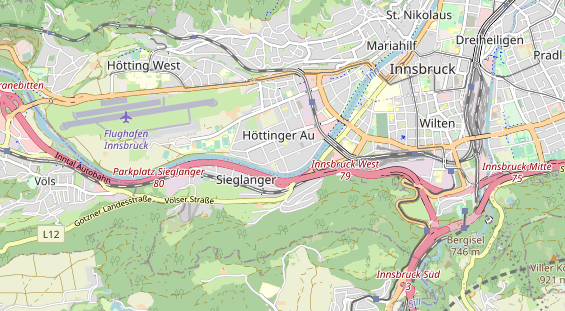 Restaurant auf Karte