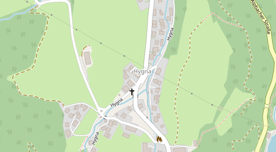 Restaurant auf Karte