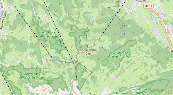 Restaurant auf Karte