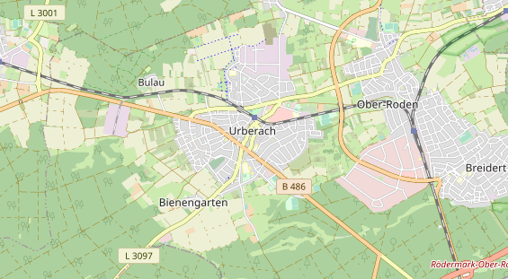 Restaurant auf Karte